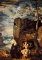 Velazquez, Diego Rodriguez de Silva - St. Anthony Abbot and St. Paul the Hermit